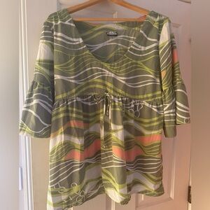 Manuhealii babydoll blouse